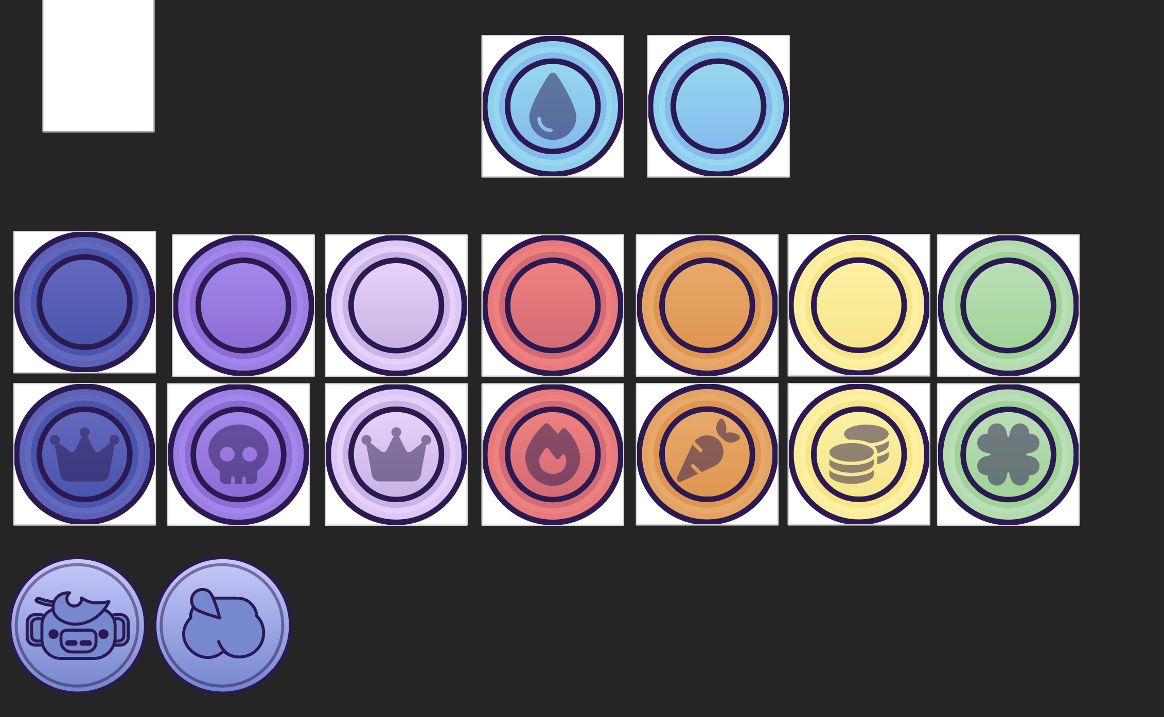 Tokens designed for Table Top